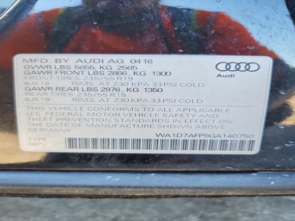 2016 AUDI Q5