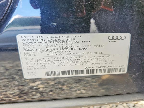2013 AUDI Q5