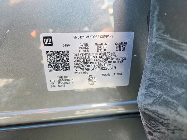 2026 CHEVROLET TRAILBLAZER LT