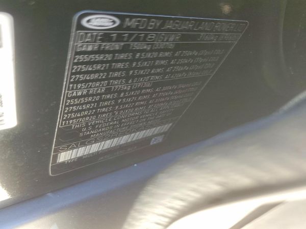 2019 LAND ROVER RANGE ROVER Supercharged