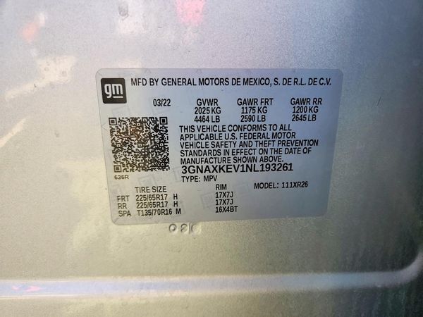 2022 CHEVROLET EQUINOX