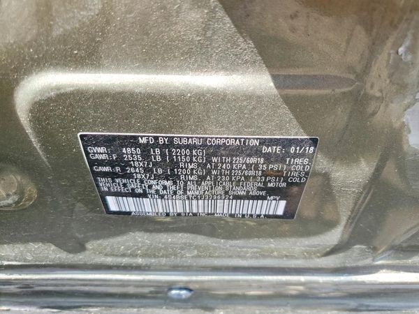 2018 SUBARU OUTBACK