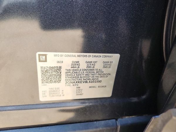 2020 CHEVROLET EQUINOX LT (1LT)