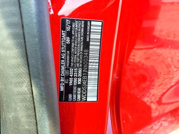 2018 MERCEDES-BENZ CLA-CLASS CLA250 — VINS