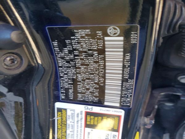 2015 TOYOTA CAMRY
