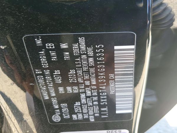2019 KIA OPTIMA LX, S — VINS