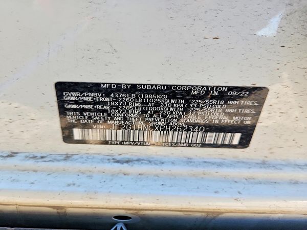 2023 SUBARU CROSSTREK