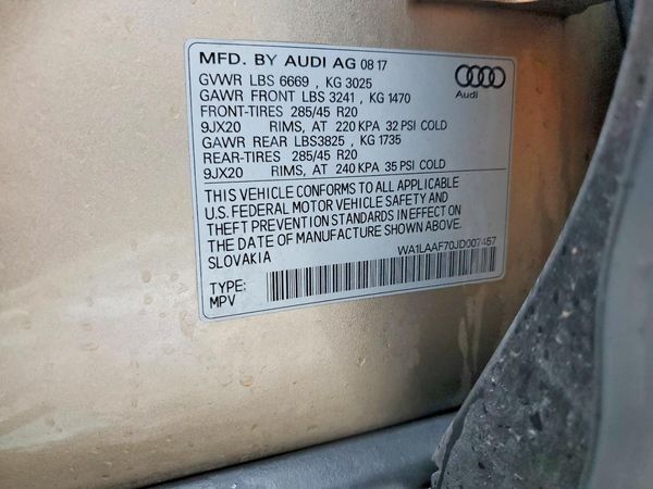 2018 AUDI Q7 quattro Premium Plus