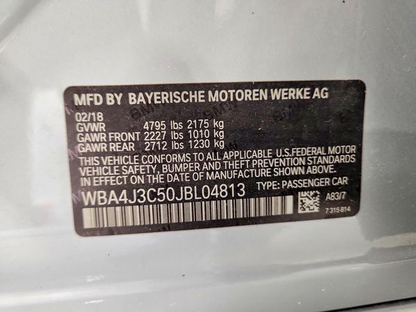 2018 BMW 430XI