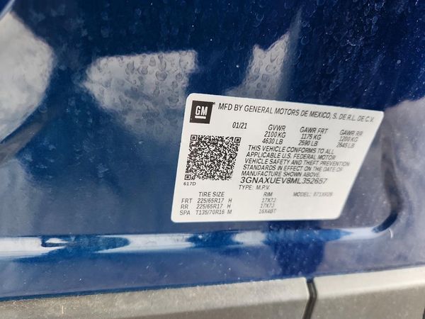 2021 CHEVROLET EQUINOX LT (1LT)