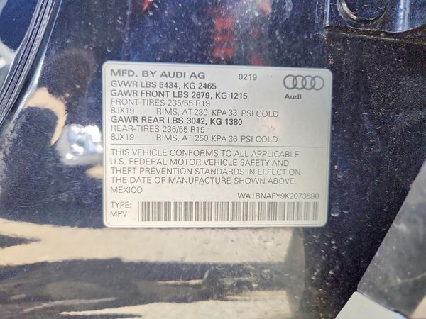 2019 AUDI Q5 quattro Premium Plus