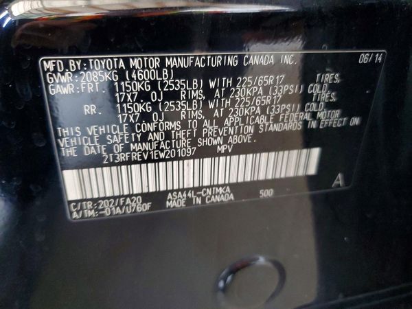 2014 TOYOTA RAV4 Sports