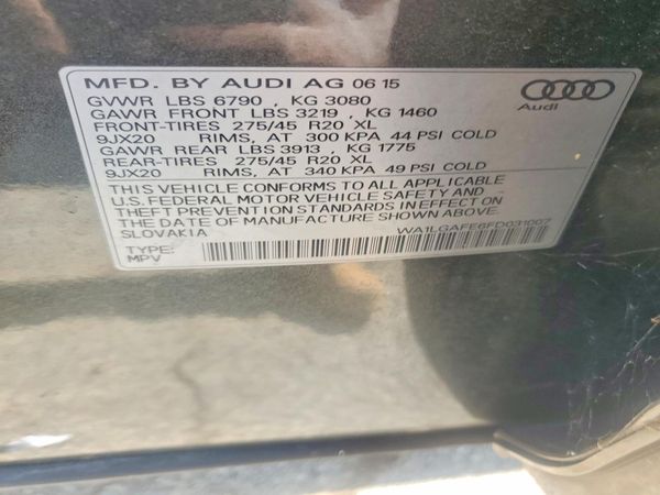 2015 AUDI Q7 Premium Plus