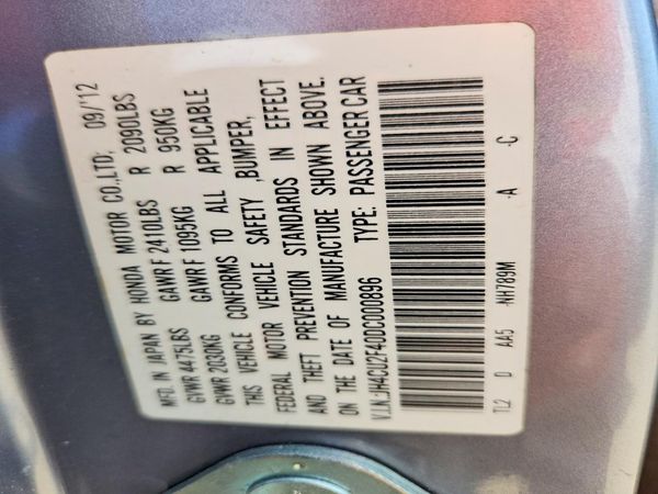 2013 ACURA TSX