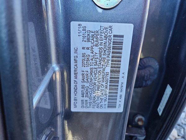 2019 ACURA TLX Standard