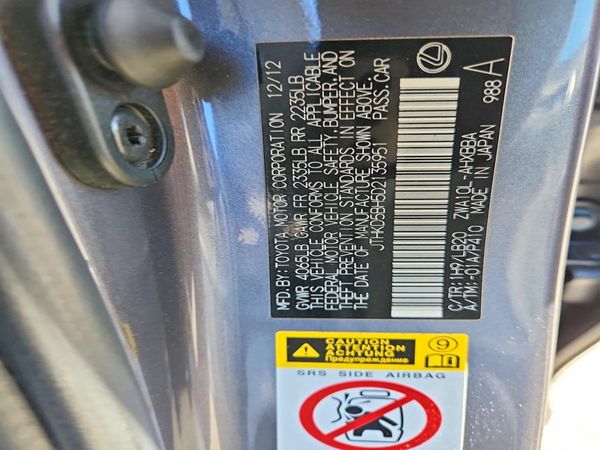 2013 LEXUS CT 200h