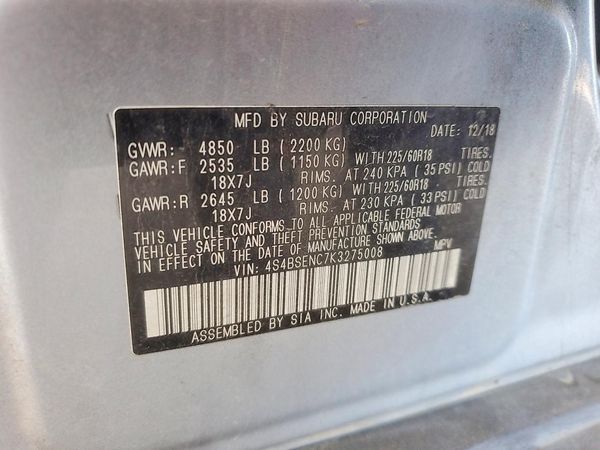 2019 SUBARU OUTBACK Limited+M/R+ES+NAVI