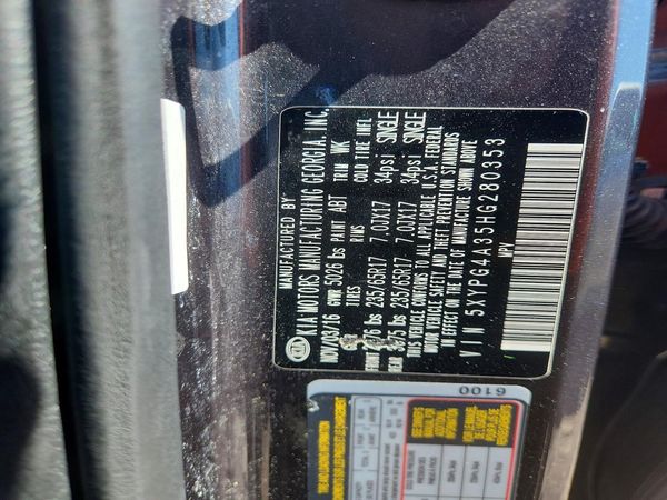 2017 KIA SORENTO L, LX