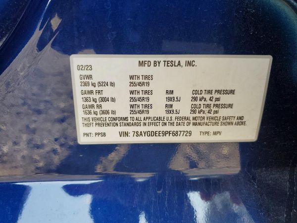 2023 TESLA MODEL Y