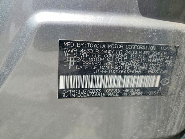 2016 LEXUS IS