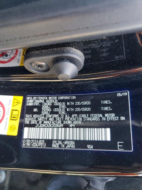 2019 LEXUS RX 450HL 450h Standard