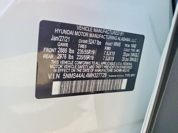 2021 HYUNDAI SANTA FE Limited