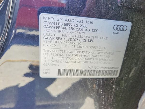 2017 AUDI Q5