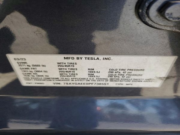 2023 TESLA MODEL Y