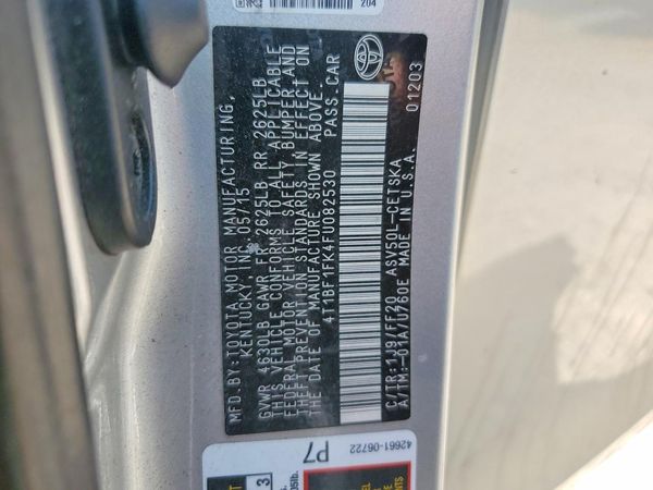 2015 TOYOTA CAMRY