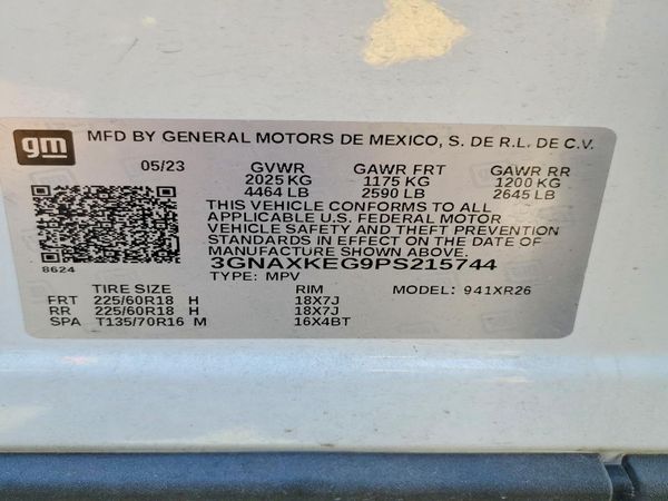2023 CHEVROLET EQUINOX LT (1LT)