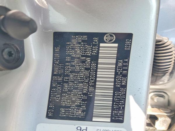 2012 TOYOTA CAMRY