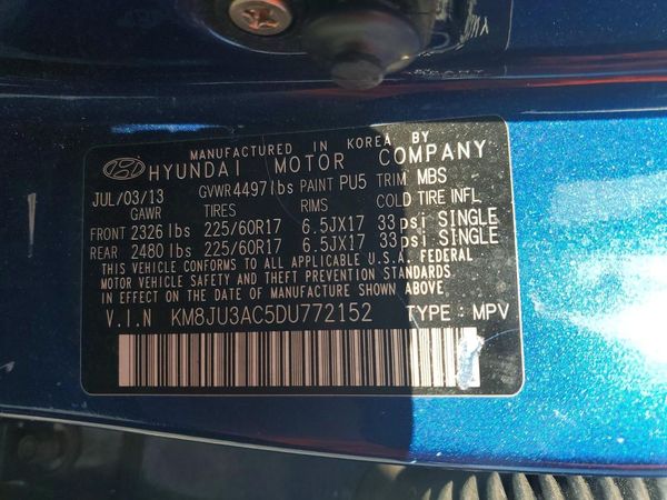 2013 HYUNDAI TUCSON