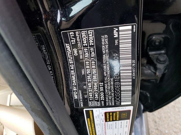 2014 MERCEDES-BENZ GLK