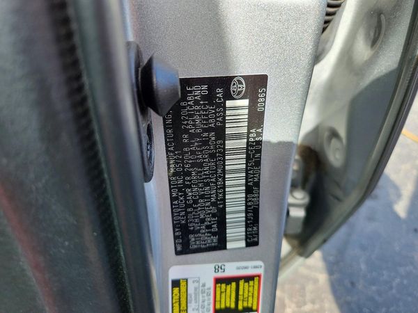 2021 TOYOTA CAMRY XSE — VINS