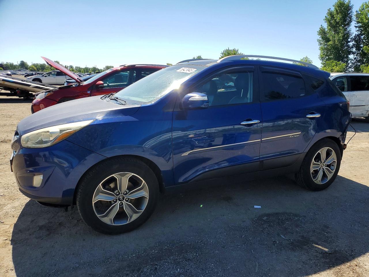 2014 HYUNDAI TUCSON GLS (Middle Level) — Front 3/4
