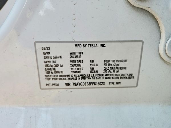 2023 TESLA MODEL Y