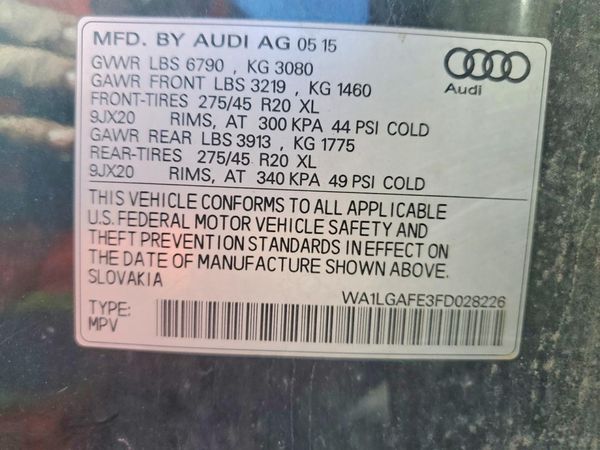 2015 AUDI Q7 Premium Plus