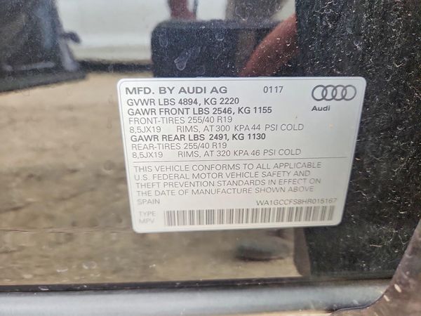 2017 AUDI Q3