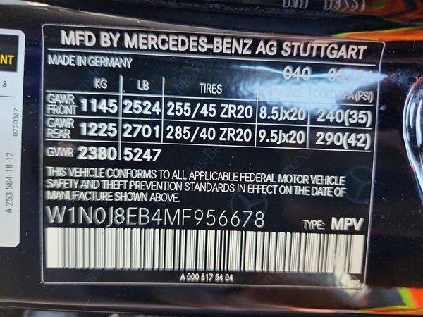 2021 MERCEDES-BENZ GLC COUPE GLC300-4M