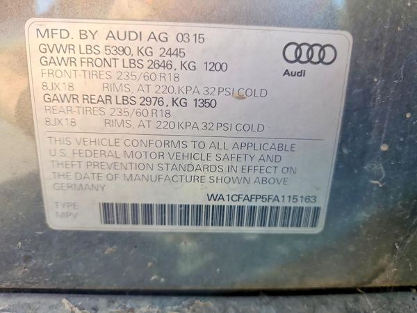 2015 AUDI Q5