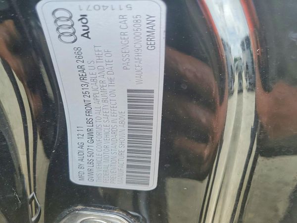 2012 AUDI A5