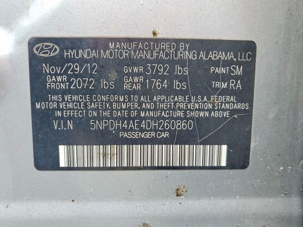 2013 HYUNDAI ELANTRA