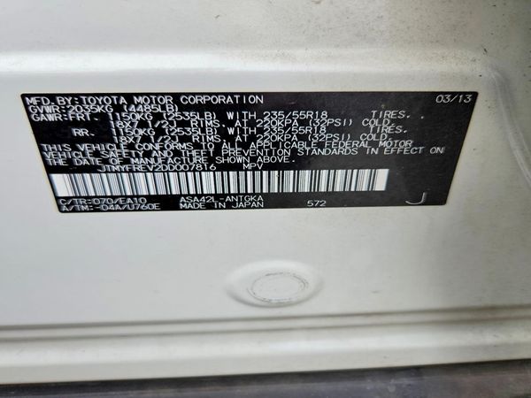 2013 TOYOTA RAV4 High