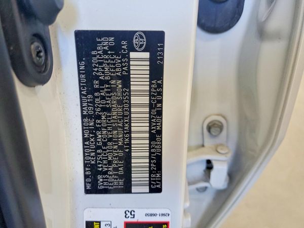 2020 TOYOTA CAMRY XSE