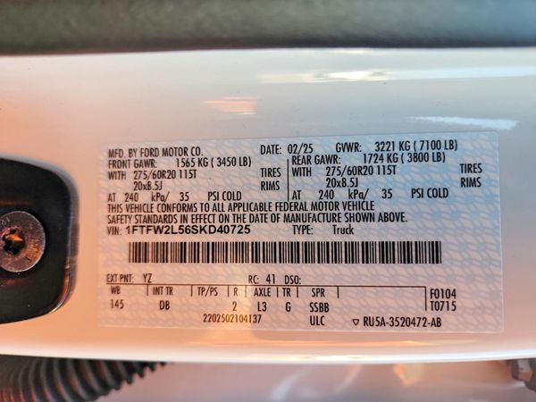 2025 FORD F150 STX — VINS