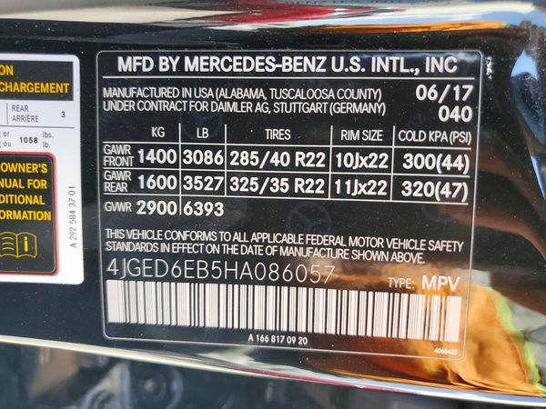 2017 MERCEDES-BENZ GLE COUPE AMG GLE43
