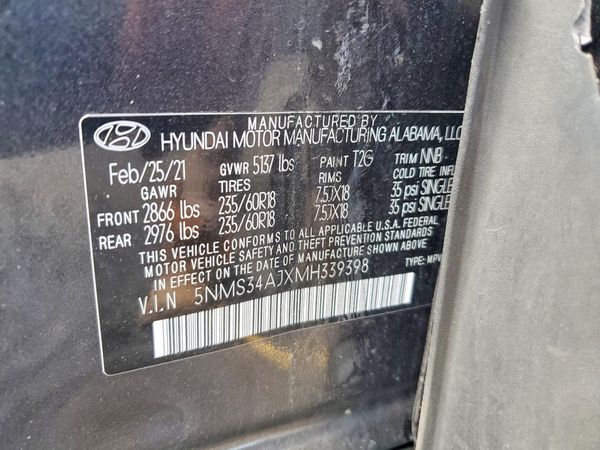2021 HYUNDAI SANTA FE