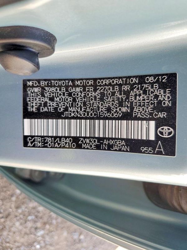 2012 TOYOTA PRIUS