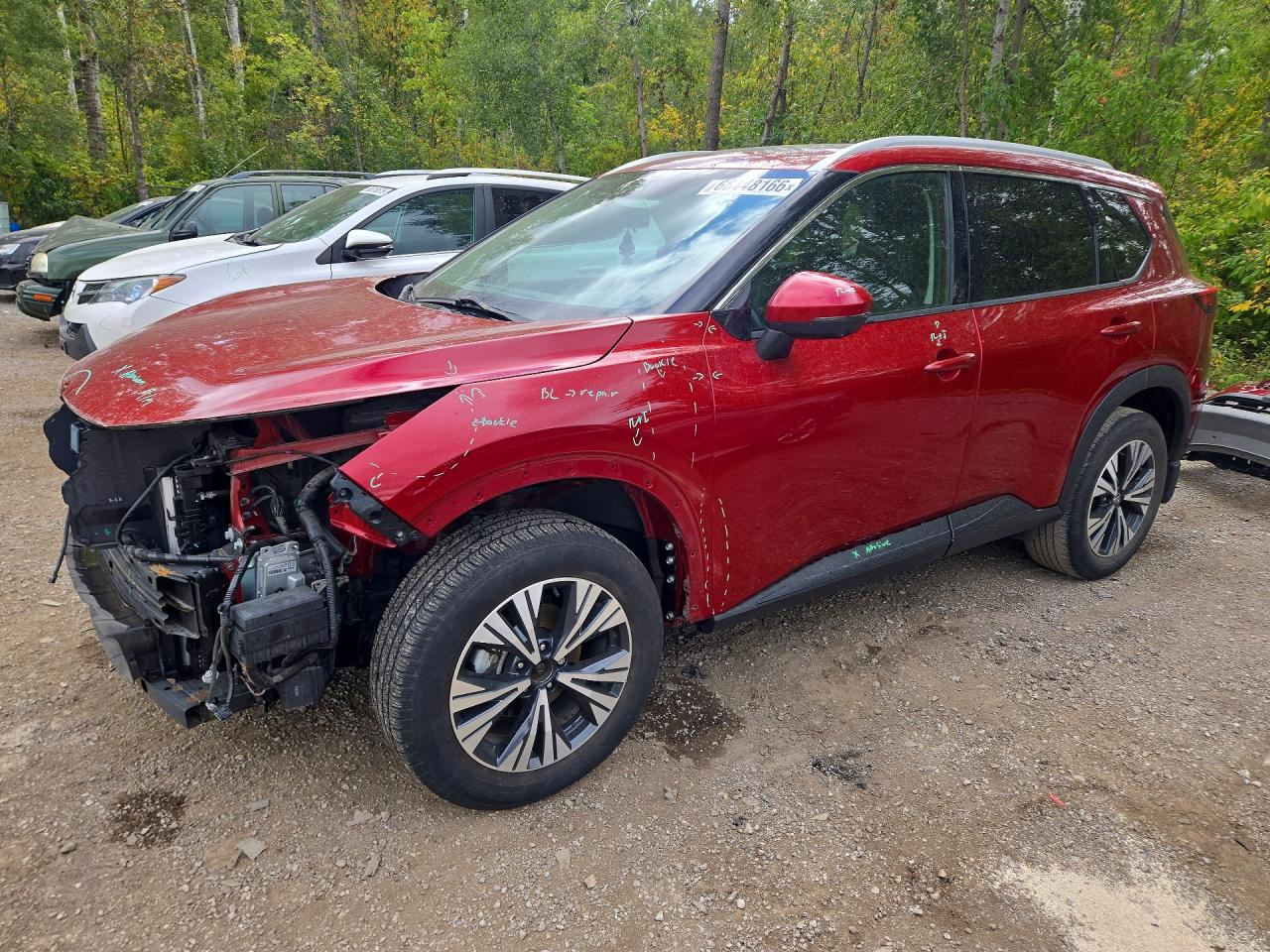 2021 NISSAN ROGUE SV — Front 3/4