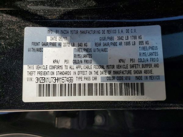 2017 MAZDA 3 Sport